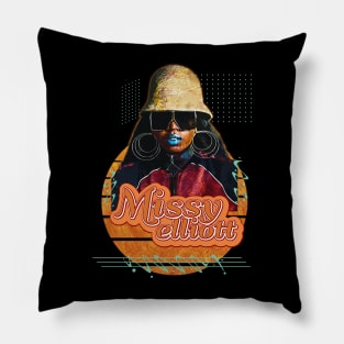 Missy elliott \\ Retro Art Pillow