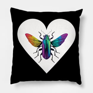 Beetle Love Pillow