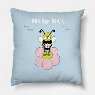 Help Bee Pillow
