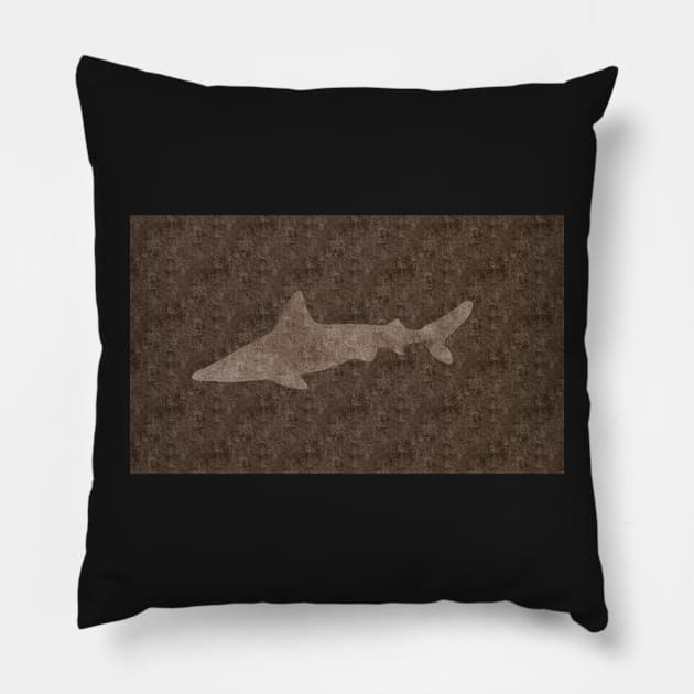 When Sharks Attack Pillow by Andyt