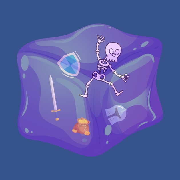 Gelatinous Cube - Purple by NerdySparkleGoth