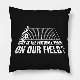 Funny Marching Band Design Pillow