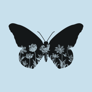 Floral Butterfly T-Shirt