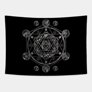 Mystical Sacred Geometry Ornament Tapestry