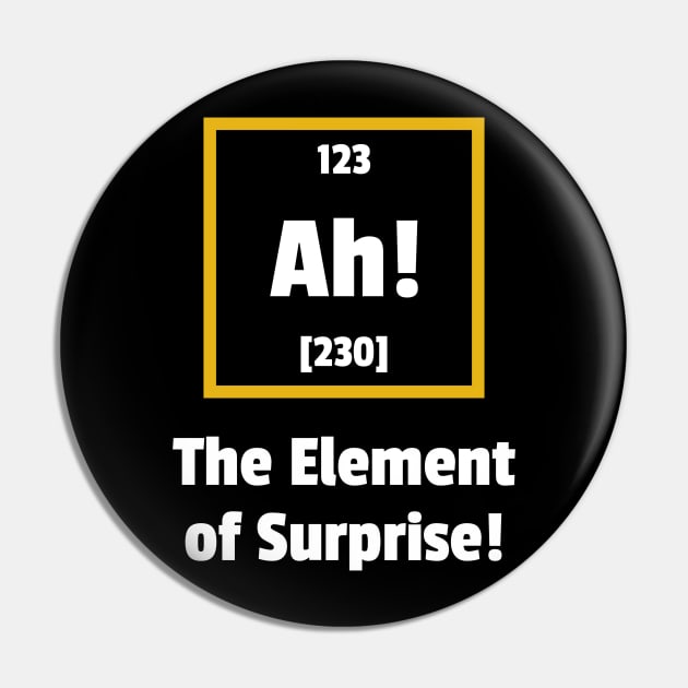 Ah! The Element of Surprise Pin by tiden.nyska