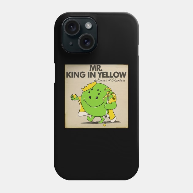 King In Yellow Phone Case by Cryptids-Hidden History