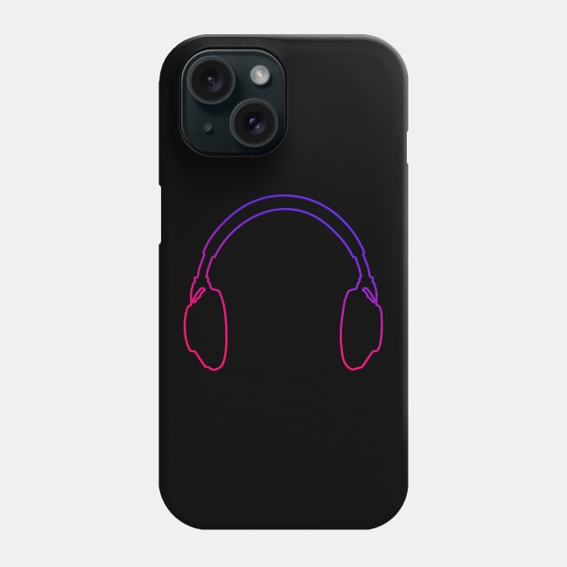 Headphones Phone Case by Zack