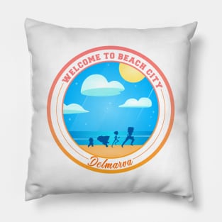 Welcome To Beach City Pillow