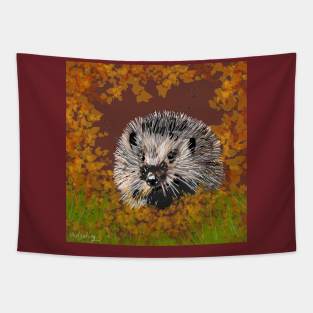 hedgehog in the garden Tapestry