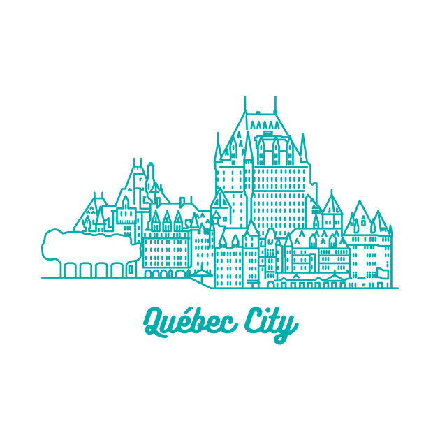 Quebec City skyline v2 by scotmccormack