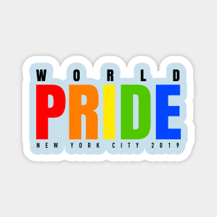 World Pride Shirt (New York City 2019) Magnet