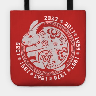 Happy Chinese New Year 2023 Year Of The Rabbit Women Men Kid Tote