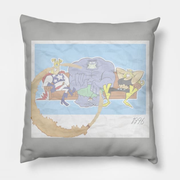 ForgottenMemory Pillow by The Bandwagon Society