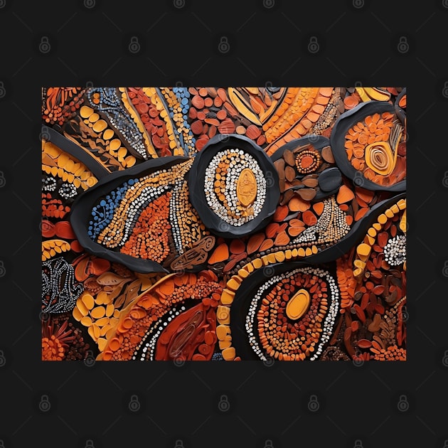 Australian aboriginal art by Fashion kingDom