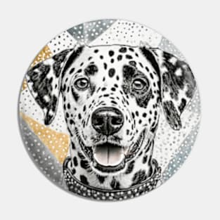 Dog Portrait - Dalmatian Pin