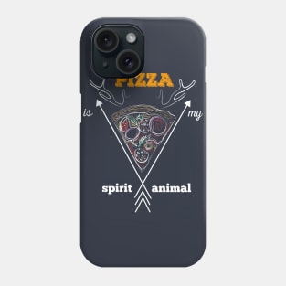 Pizza Is My Spirit Animal Happy Pizza Eater Gift Phone Case