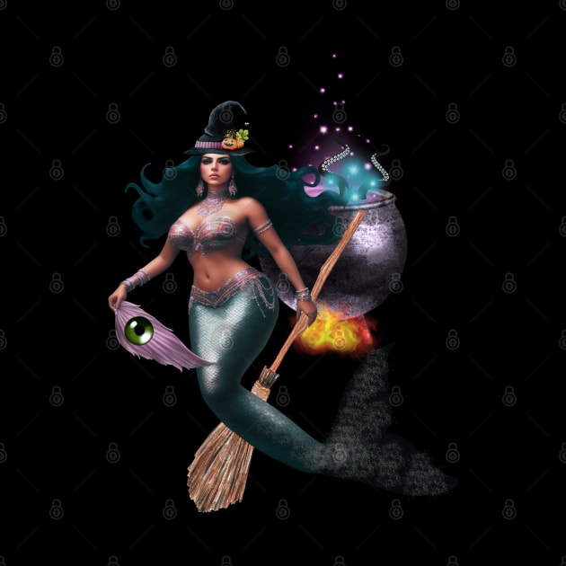 Mexican Witch Mermaid by MGRCLimon