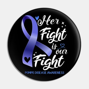 Pompe Disease Awareness HER FIGHT IS OUR FIGHT Pin