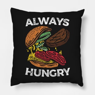 Always Hungry Cheeseburger Pillow