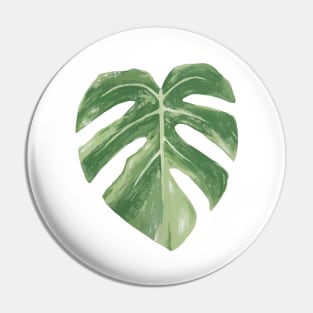 Variegated Monstera Leaf Pin