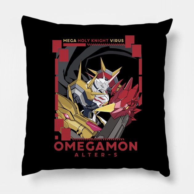 digimon omnimon alter s Pillow by DeeMON