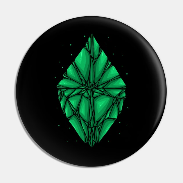 Green diamond Pin by barmalisiRTB