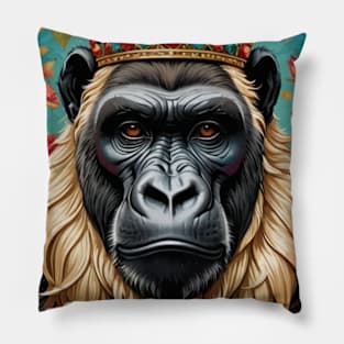 King Blonde Gorilla 2024 Pillow