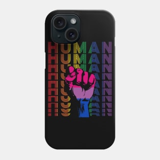 Pride LGBT Strong Hand Bisexual Human Gay Rainbow Gift Phone Case