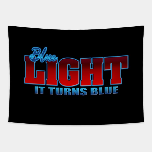 BLUE LIGHT #1 Tapestry by RickTurner