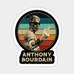 Anthony Bourdain retro Magnet