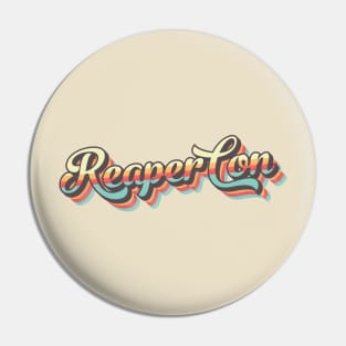 ReaperCon Retro Logo Pin