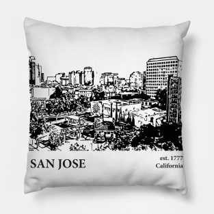 San Jose - California Pillow