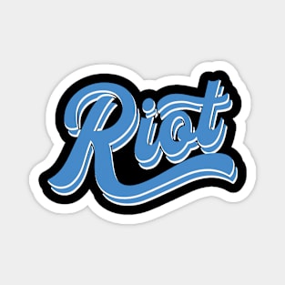 Riot logo with back roster Magnet