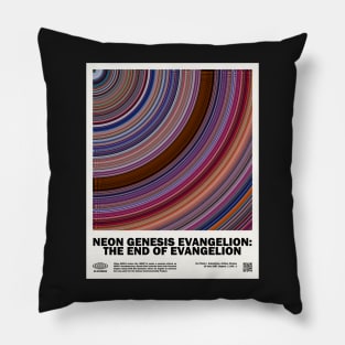 minimal_Neon Genesis Evangelion: The End of Evangelion Abstract Circular Anime Pillow