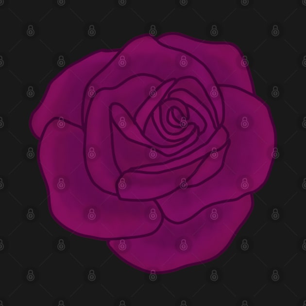 Purple rose by tothemoons