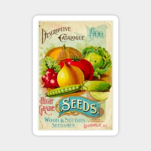 Seed Catalogue Cover (1900) Magnet