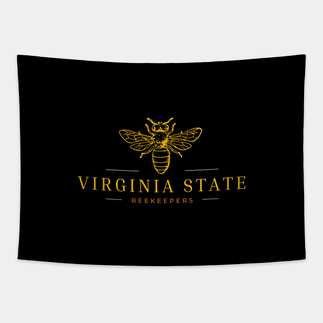 VSBA Bee 2 Tapestry by Virginia State Beekeepers