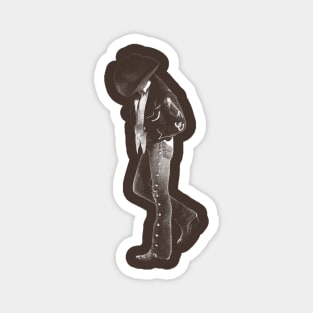 Retro Illustration Dwight Yoakam Magnet