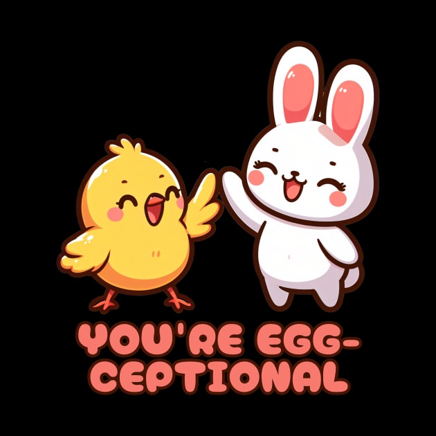 Egg-ceptional Bunny High Five by PunnyBitesPH