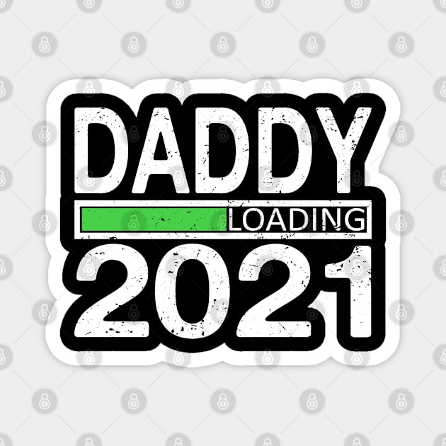 Daddy 2021 Loading Pregnancy Magnet by Tuyetle