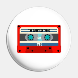 Sade Classic Cassette Tape Pin