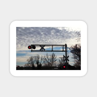 Clouds At RR Crossing Magnet