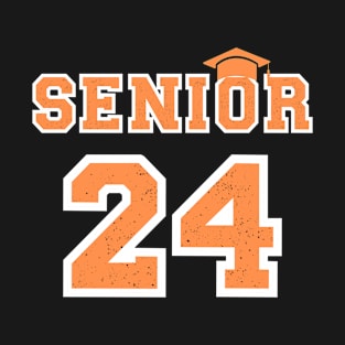 Seniors 2024 Our Final Chapter Graduation Class Of 2024 Funny Senior School Life Back to School T-Shirt