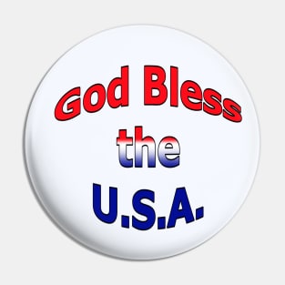 God Bless the U.S.A. Pin