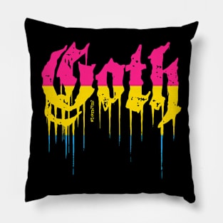 Goth pansexual Pillow