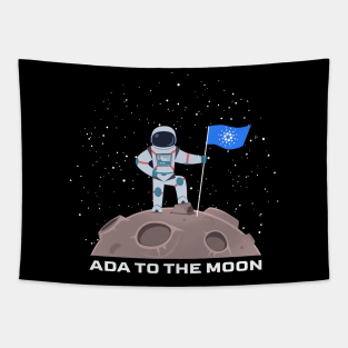 Cardano to the moon ADA cryptocurrency astronaut Tapestry