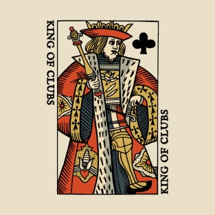 Classic Original Standard Character of Playing Card King of Clubs T-Shirt