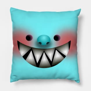 Blue Smile Pillow