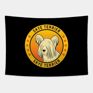 Skye Terrier Dog Portrait Tapestry