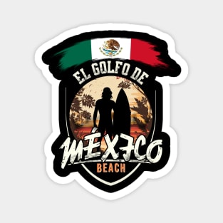 El Golfo De México - Gulf of Mexico Palms Summer Holiday Vacation Magnet